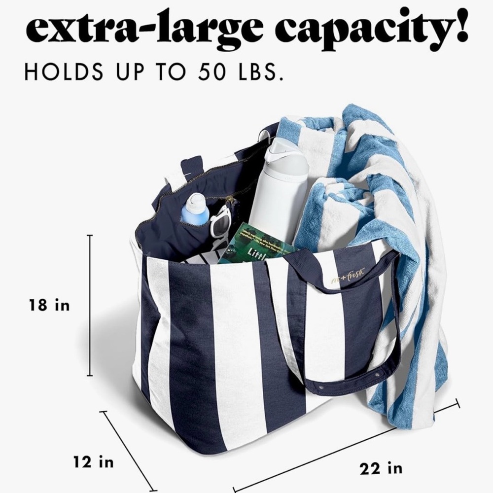 New Oversized Tote / Beach Bag - Picture 4 of 5